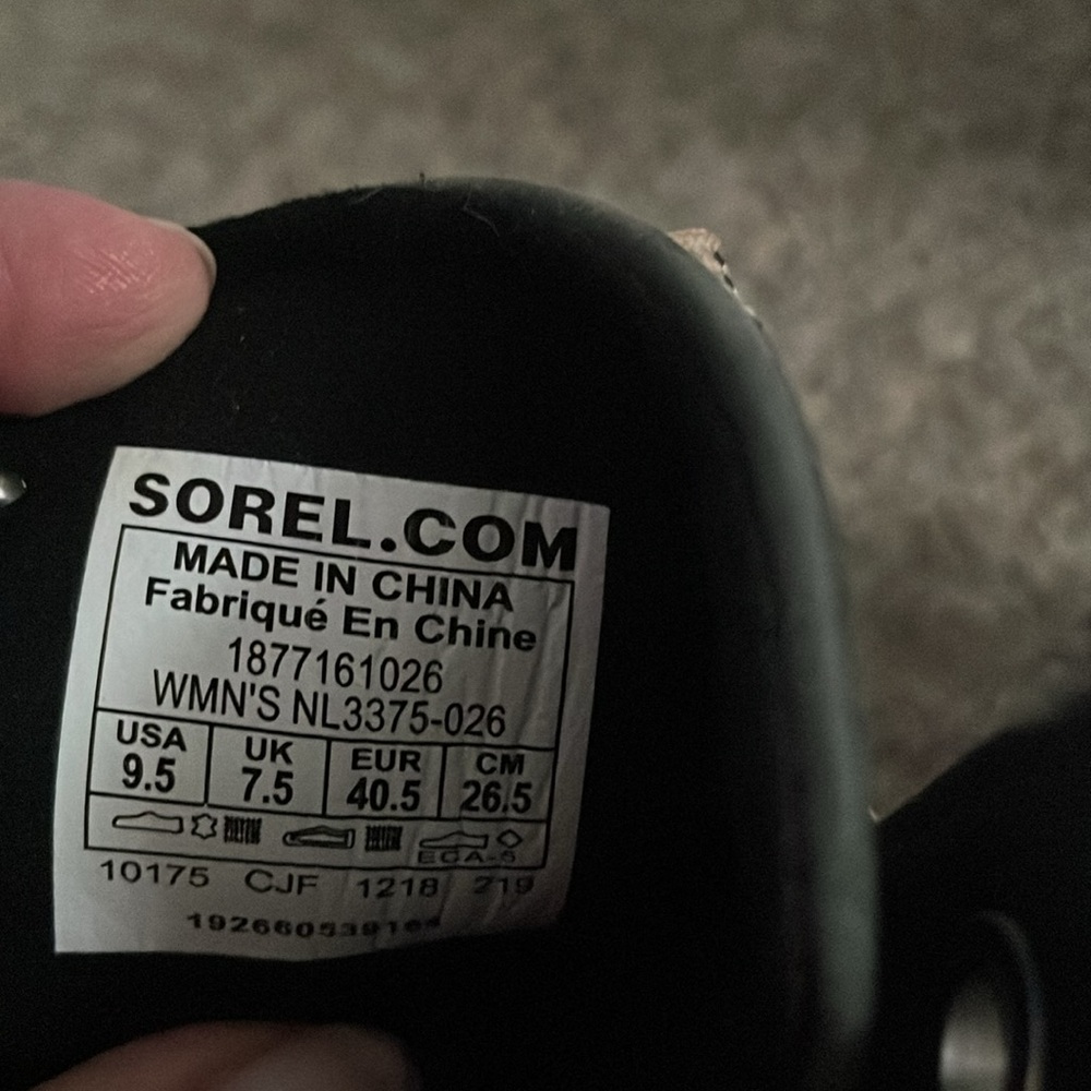 Sorel ‘Lexie’ Wedge Slate-Green Boots 9.5 - Picture 4 of 12